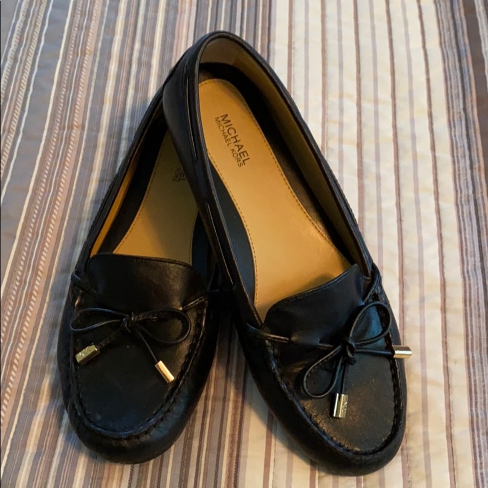 Black Michael Kors ballet flats